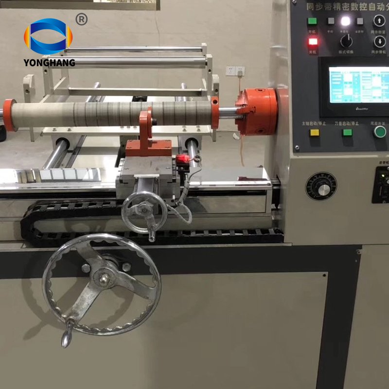 Automatic Cutting Slitting Machine For Endless Rubber PU Timing Flat Power Transmission Belt Slitter