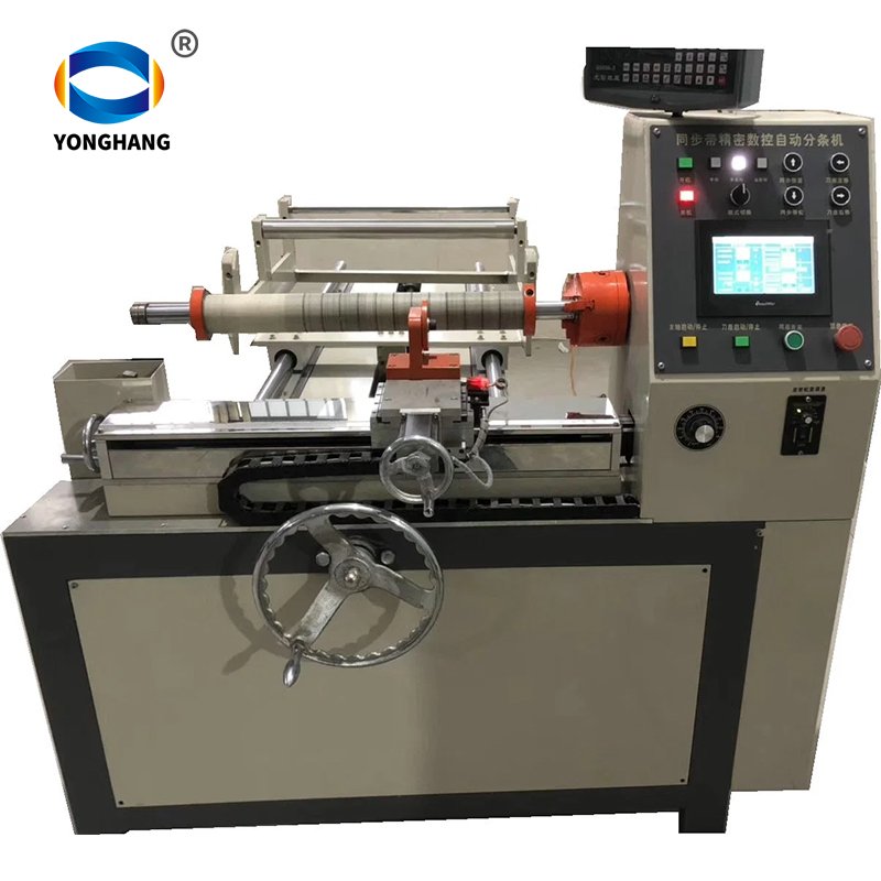 Automatic Cutting Slitting Machine For Endless Rubber PU Timing Flat Power Transmission Belt Slitter