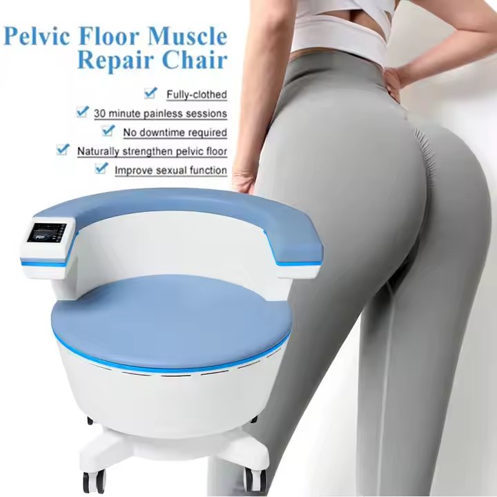 High Quality EMS Pelvic Floor Muscle Repair Chair Pelvic Floor Exercises for Women 7 Tesla Ems Incontinence Pelvic Floor Chair