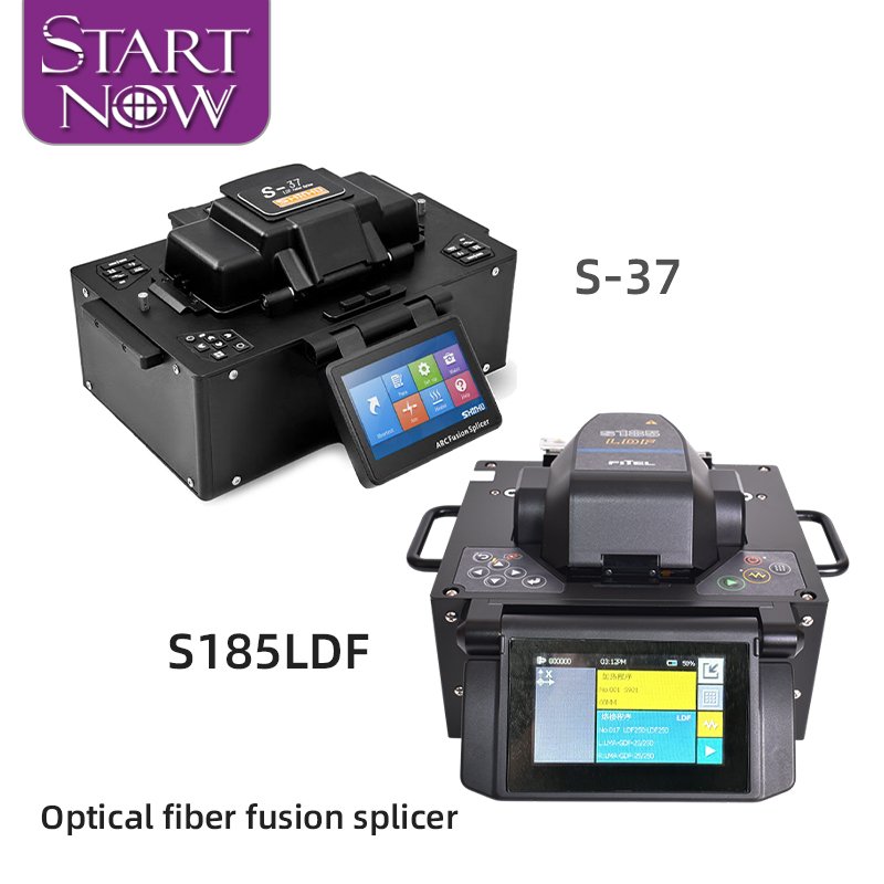 Startnow S-37/S185LDF Small Multi-language Fiber Fusion Splicer for Core Alignment Splicing Machine Automatic Splice Machine