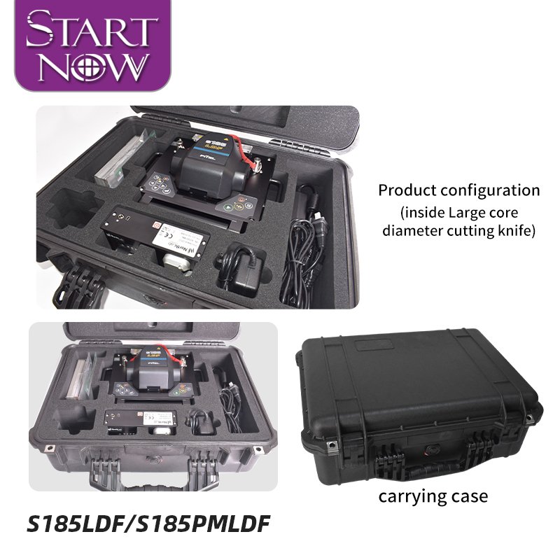 Startnow S-37/S185LDF Small Multi-language Fiber Fusion Splicer for Core Alignment Splicing Machine Automatic Splice Machine