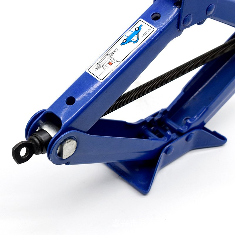 3T Steel Scissor Jack Non-Slip Portable Car Jack Labor-Saving Body Repair Equipment for Vehicle Maintenance