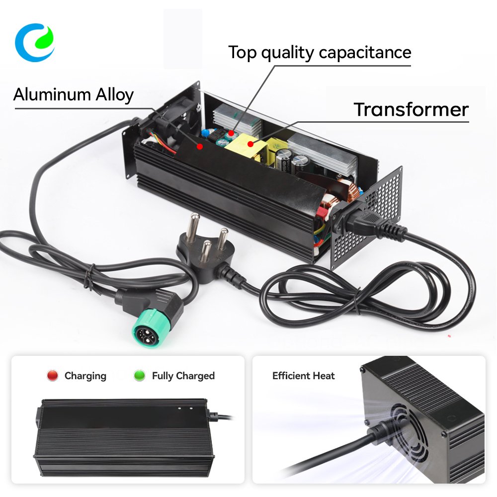 Superpower 20A Intelligence Bicycle Accessories 84V Lithium Marine 30 Amp Battery Charger For Electric Tricycle