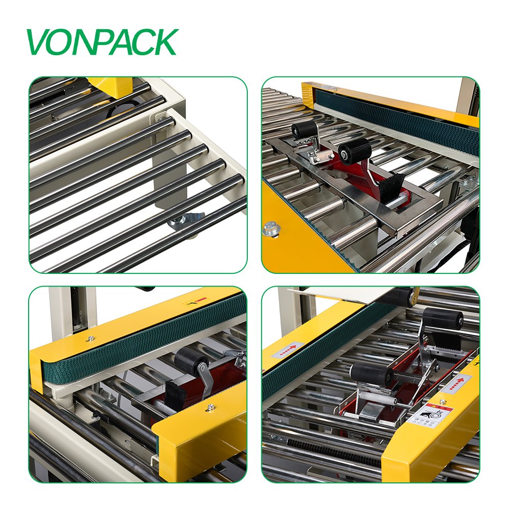 FX5050D Electric Automatic Case Carton Box Taper Sealer Packing Machine Auto Box Taping Carton Sealing Machine