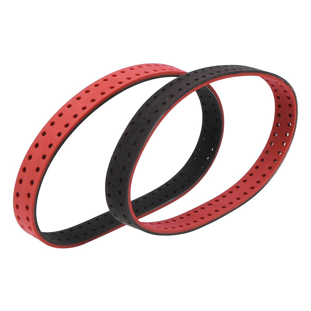 Competitive price vacuum seamless flat belt transmission drive belt rubber transmission belt with holes