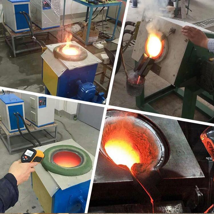 New Design Melting Furnace Machine Electromagnetic Melting Furnace for the Melting of Zinc, Copper and Aluminum