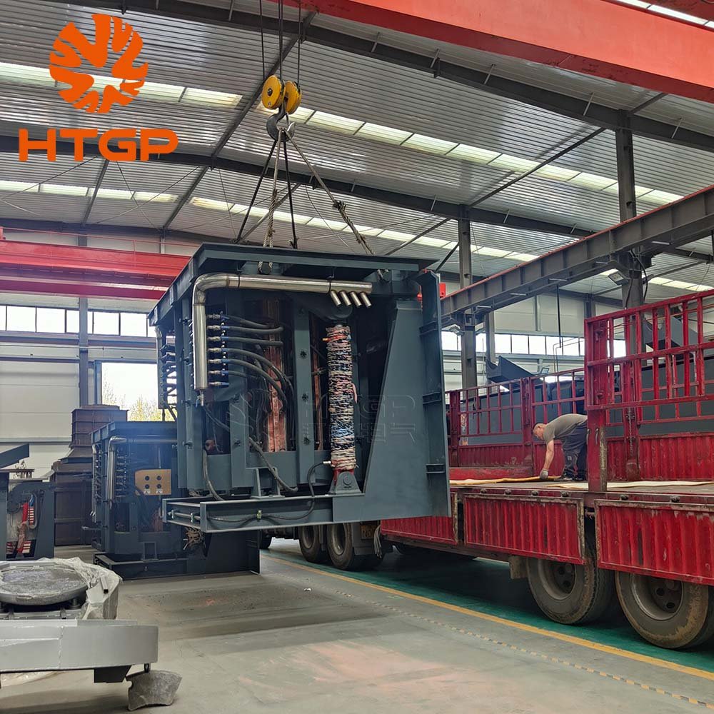 High Safety 5 Ton 8 Ton Steel Casting Melting Furnace Scrap Iron Induction Smelting Heating for Scrap Steel Recycling Industry