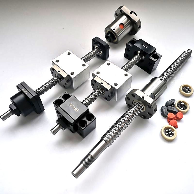 cnc router xyz linear stage ball screw sliding rod dia40 ball screw 700mm with rolled ballscrew nut