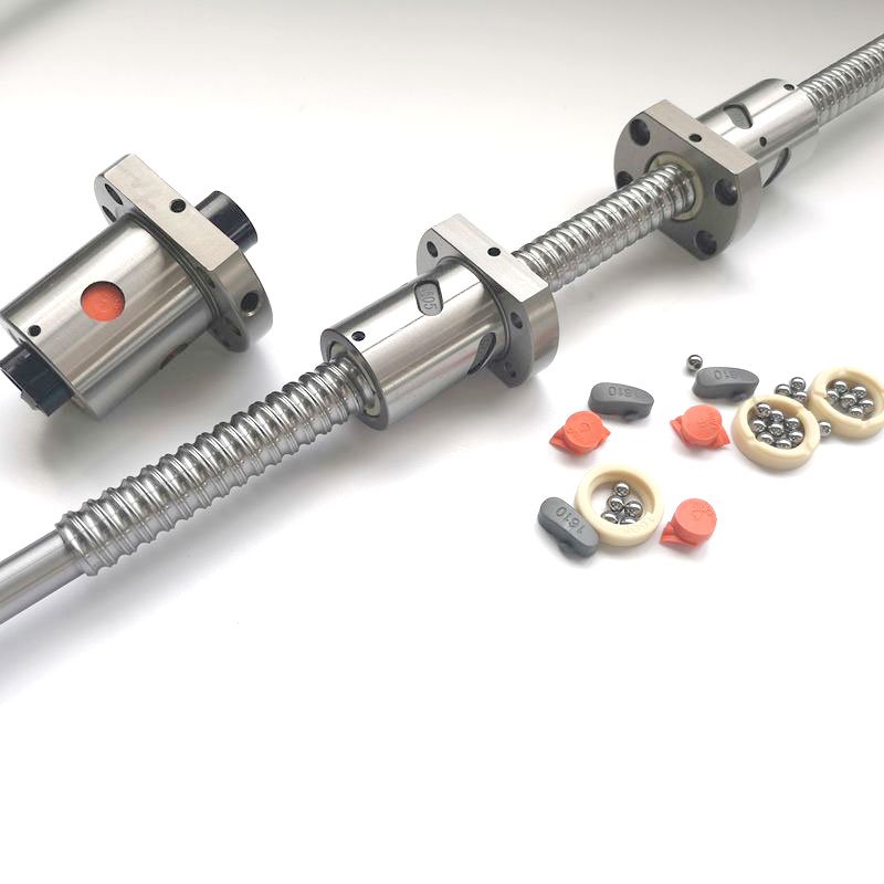 cnc router xyz linear stage ball screw sliding rod dia40 ball screw 700mm with rolled ballscrew nut