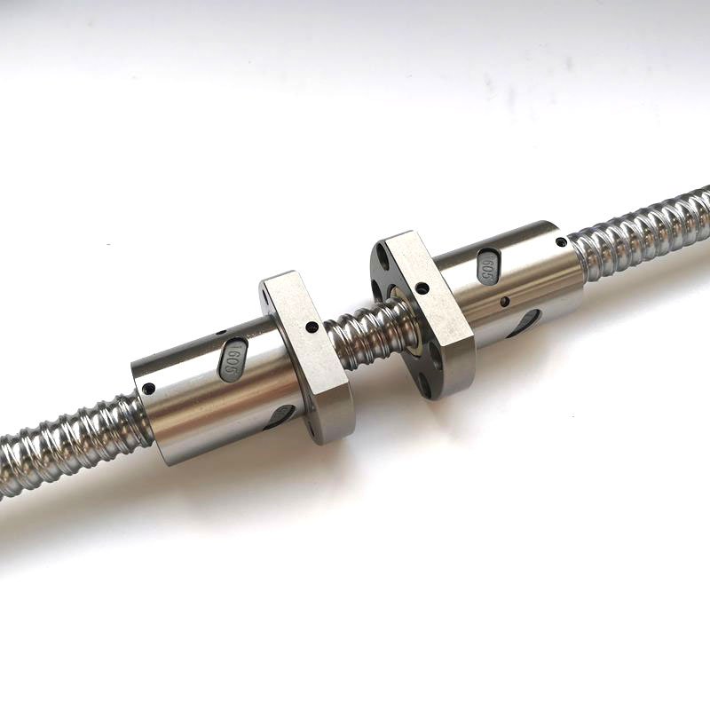 cnc router xyz linear stage ball screw sliding rod dia40 ball screw 700mm with rolled ballscrew nut