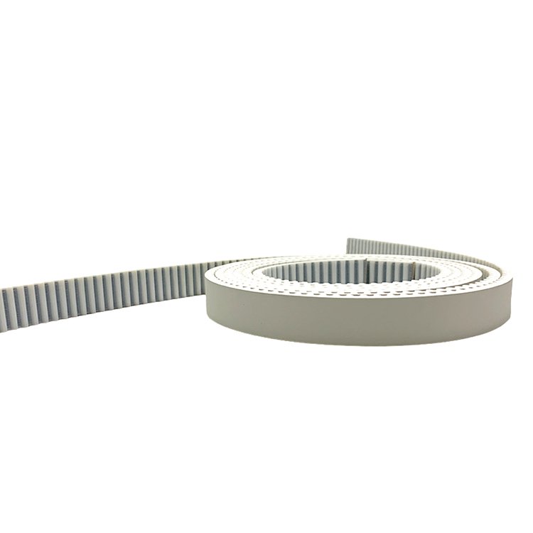 Kueisn PU STD8M-25 Synchronous Belt Polyurethane Timing Belt with White Seamless Felt Silicone Open Belt