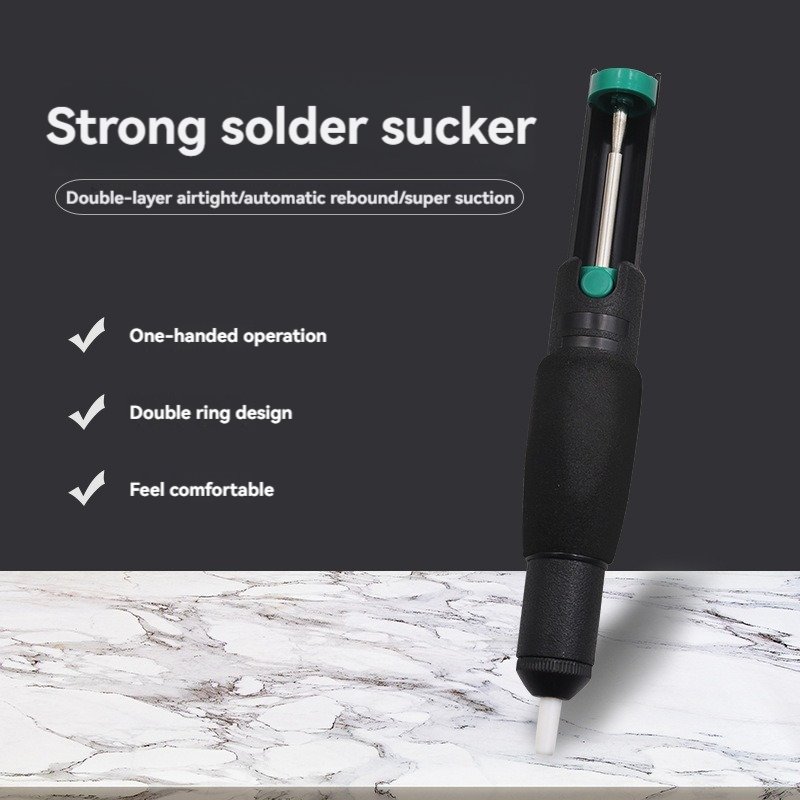 Desoldering Pump ORIGINAL 35 CM-HG With Guard High Suction Power cc Lightweight Solder Sucker metal alloy