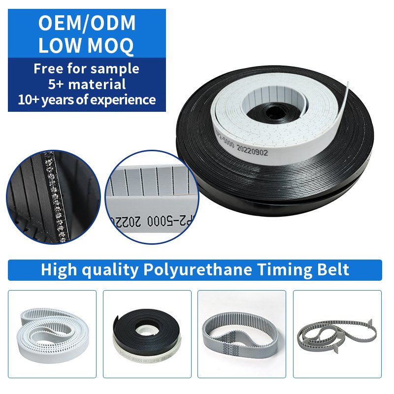 ONEFIRE p1 p2 p3 p4 flat transmission belt with steel cords/kevlar-cord pu transmission pulley belt flat drive belt