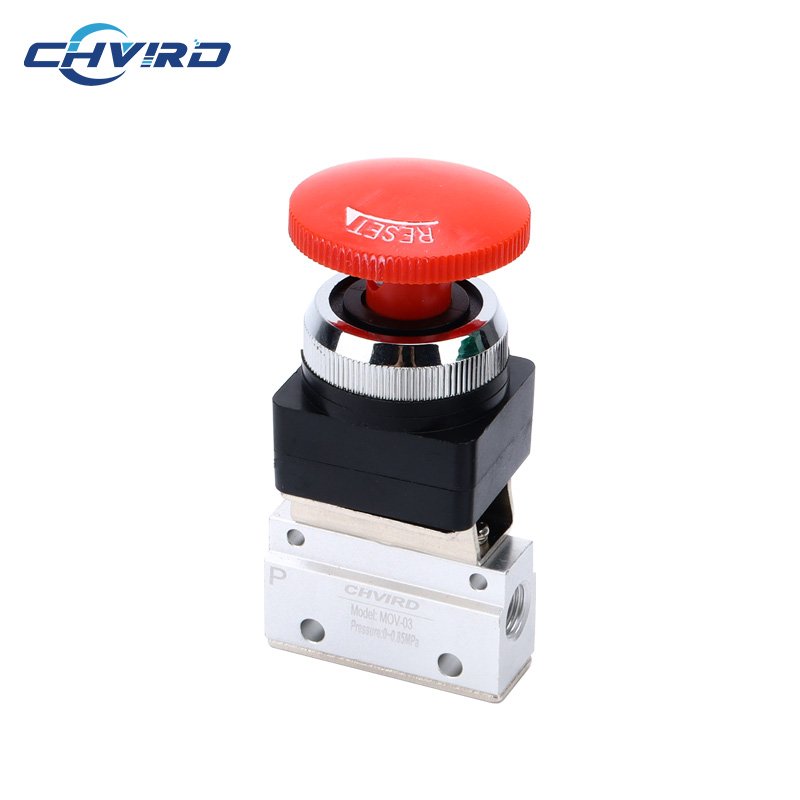 Mov-01 Mov-02 Mov-03 Mov-03a Manual Air Switch Button Roller Type Mechanical Pneumatic Reversing Valve