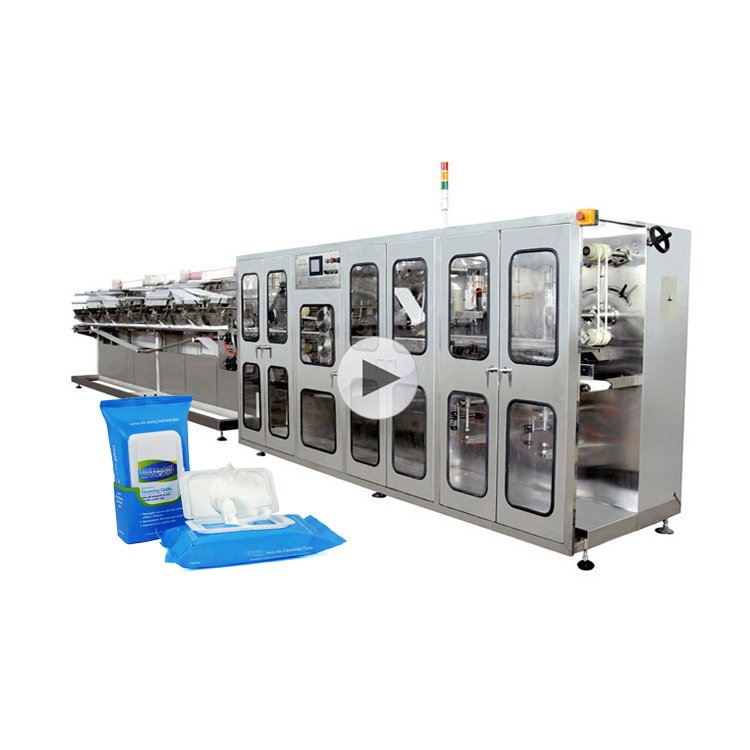 Fully Automatic Wet Tissue Baby Wipes Making Machine for Baby Wipes