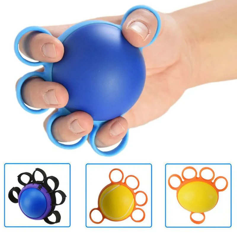 Hand Therapy Grip Strengthener Ball Stretcher Finger Pow Fitness Arm Exercise Muscle Recovery Rehabilitation Equipment