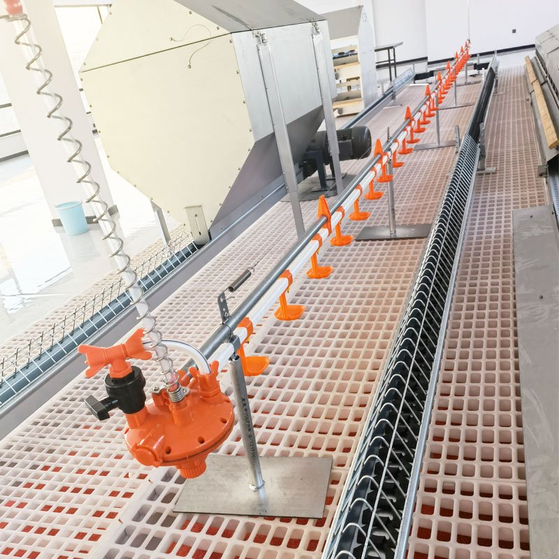 Chicken Feeding Trough, Galvanized Chain Feed Trough for Breeder and Poultry Breeding