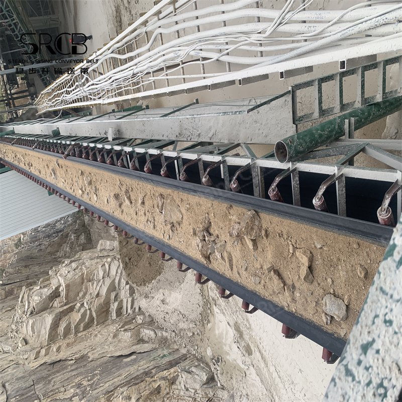 China Factory Nylon Fabric Circular Roll EP1500/5 Rubber Conveyor Flat Belt For Mine Sand And Gravel Transmission