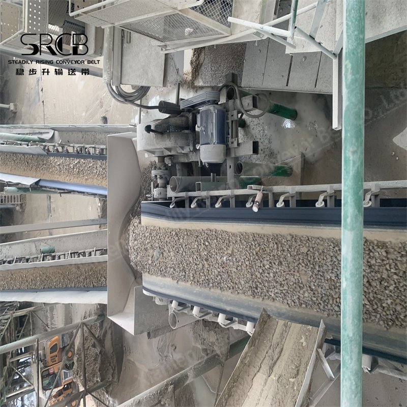 China Factory Nylon Fabric Circular Roll EP1500/5 Rubber Conveyor Flat Belt For Mine Sand And Gravel Transmission