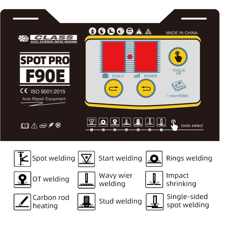 FUNISI Factory Supply Single Side Spot Welder Dent Repair Machine 90E