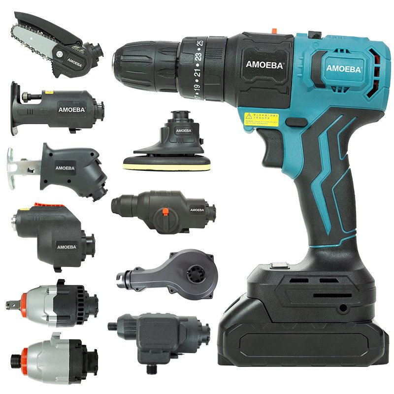 Oem Brand Wholesale Multifunctional 18Pcs Power Tool set Adjustable Speed Toolbox brushless 16 in 1 Power Tools Combos