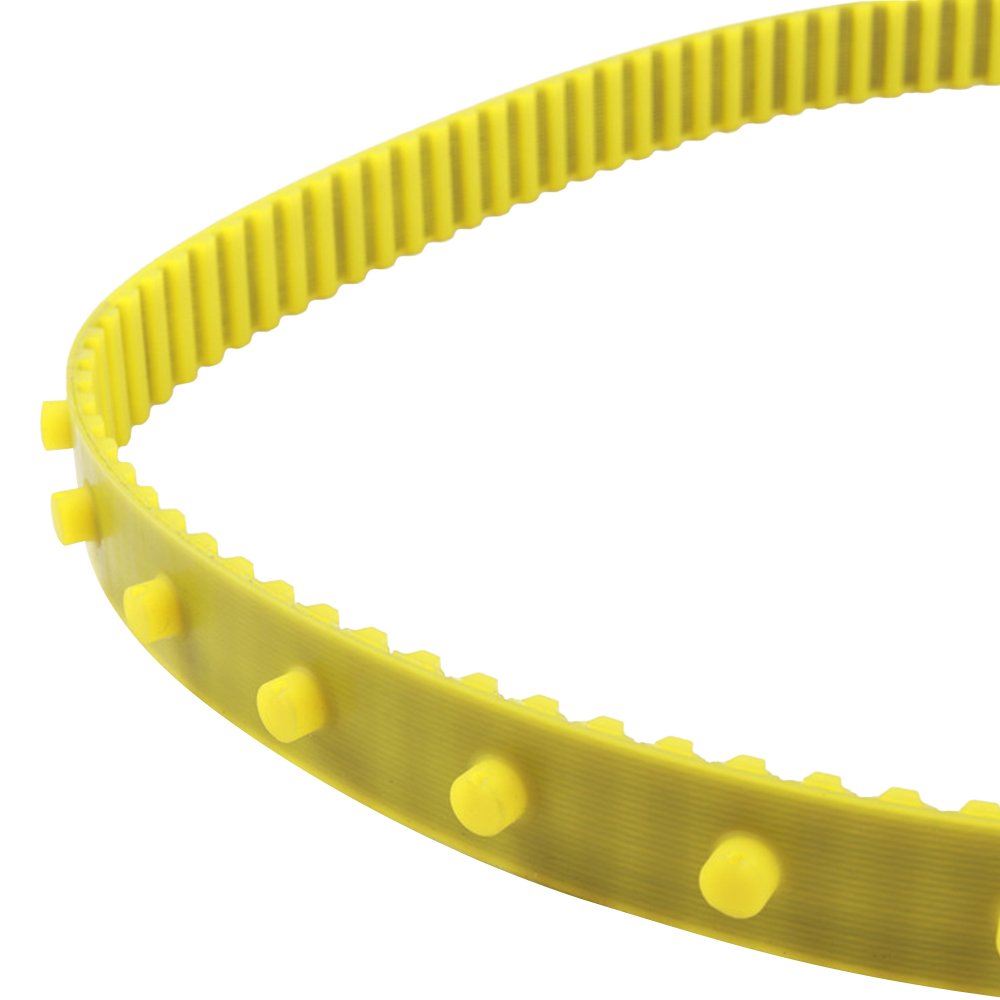 Trutzschler Parts tooth belt T10-3040 yellow PU timing belt with button for Trutzschler Carding Machine Model TC03