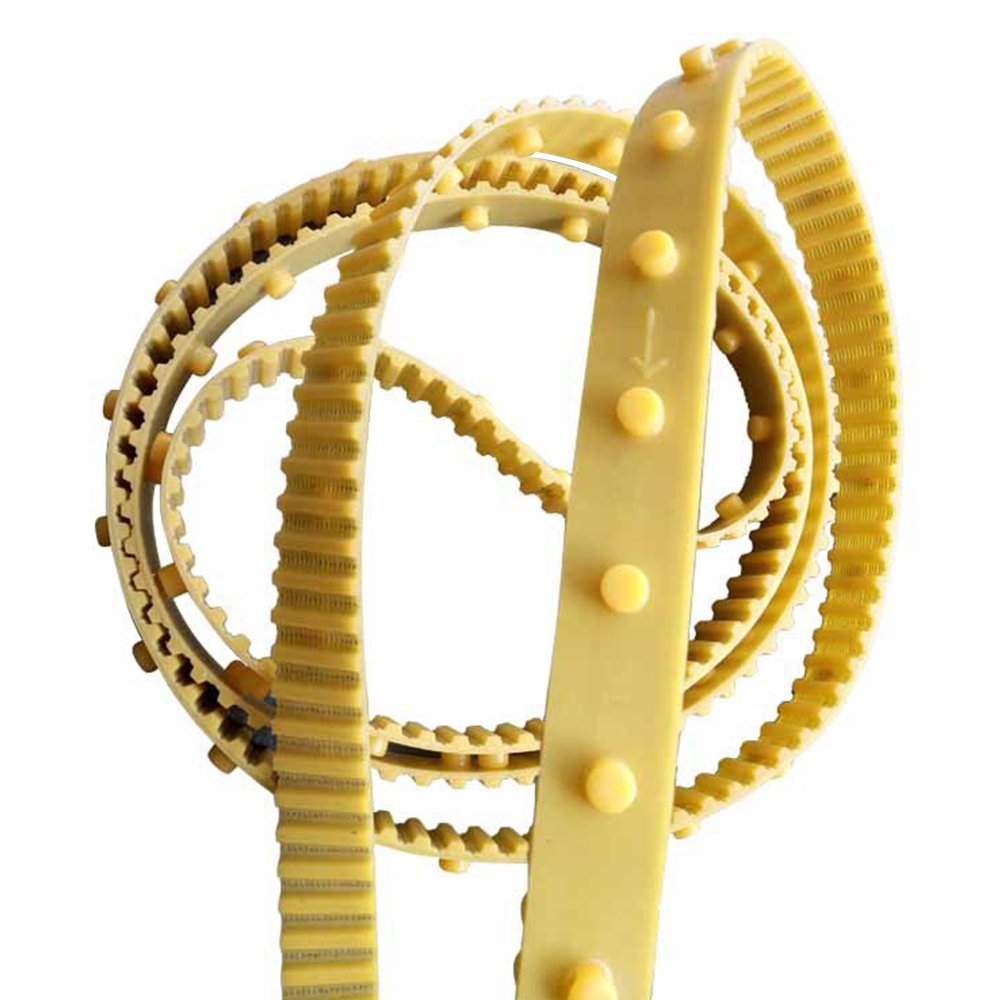Trutzschler Parts tooth belt T10-3040 yellow PU timing belt with button for Trutzschler Carding Machine Model TC03