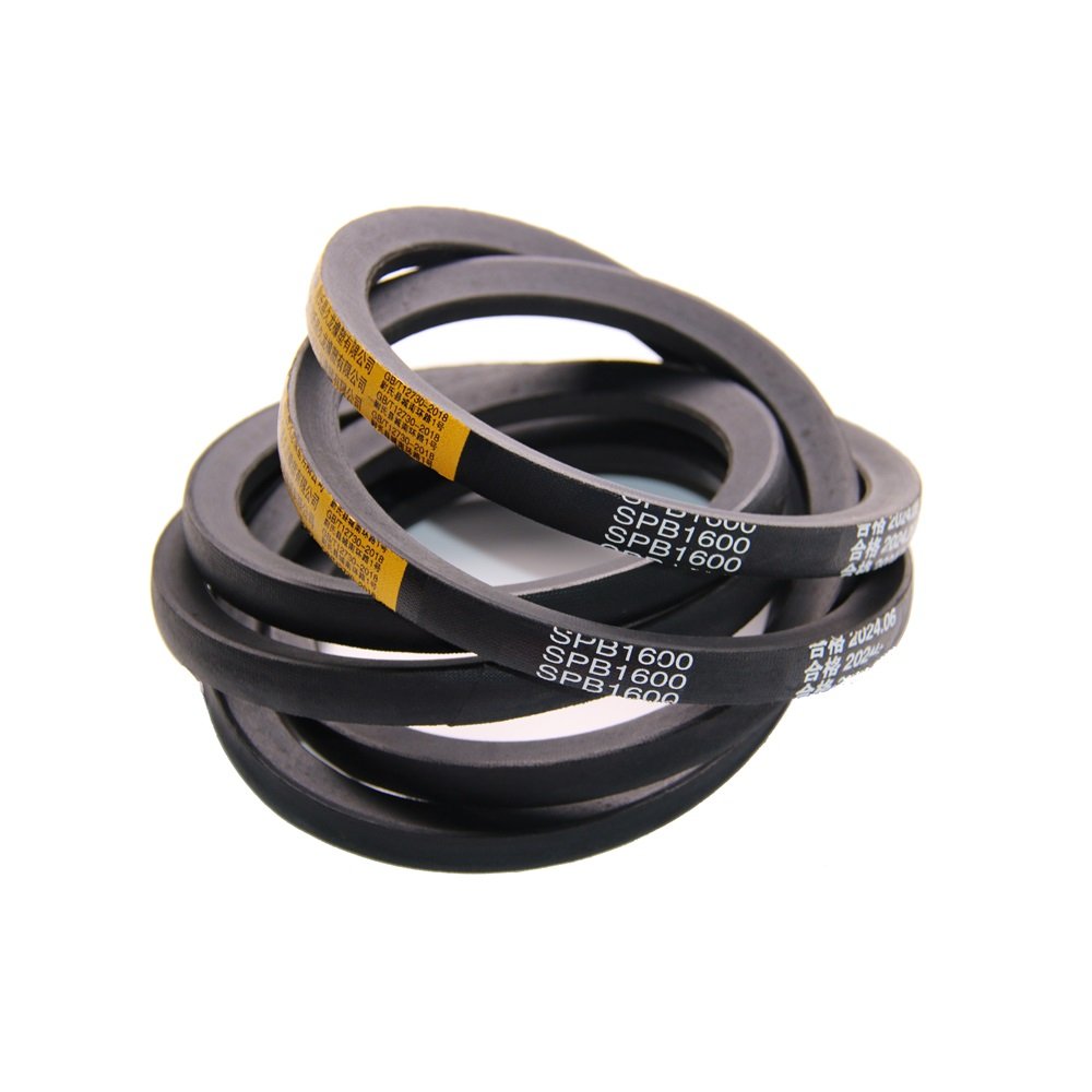 Wedge Wrapped V Belt SPB1600 Power Rubber Transmission Belt for Machine