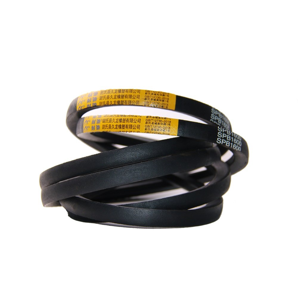 Wedge Wrapped V Belt SPB1600 Power Rubber Transmission Belt for Machine