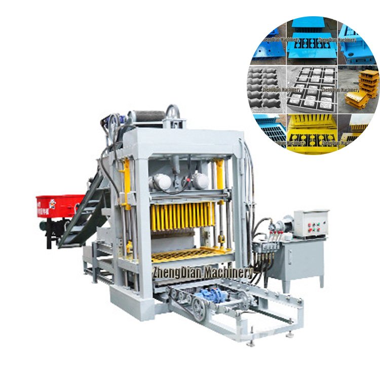 QT4-20 Block Making Machine Brick Ghana Automatic Concrete Block Making Machine Automatic Brick Making Machine in India