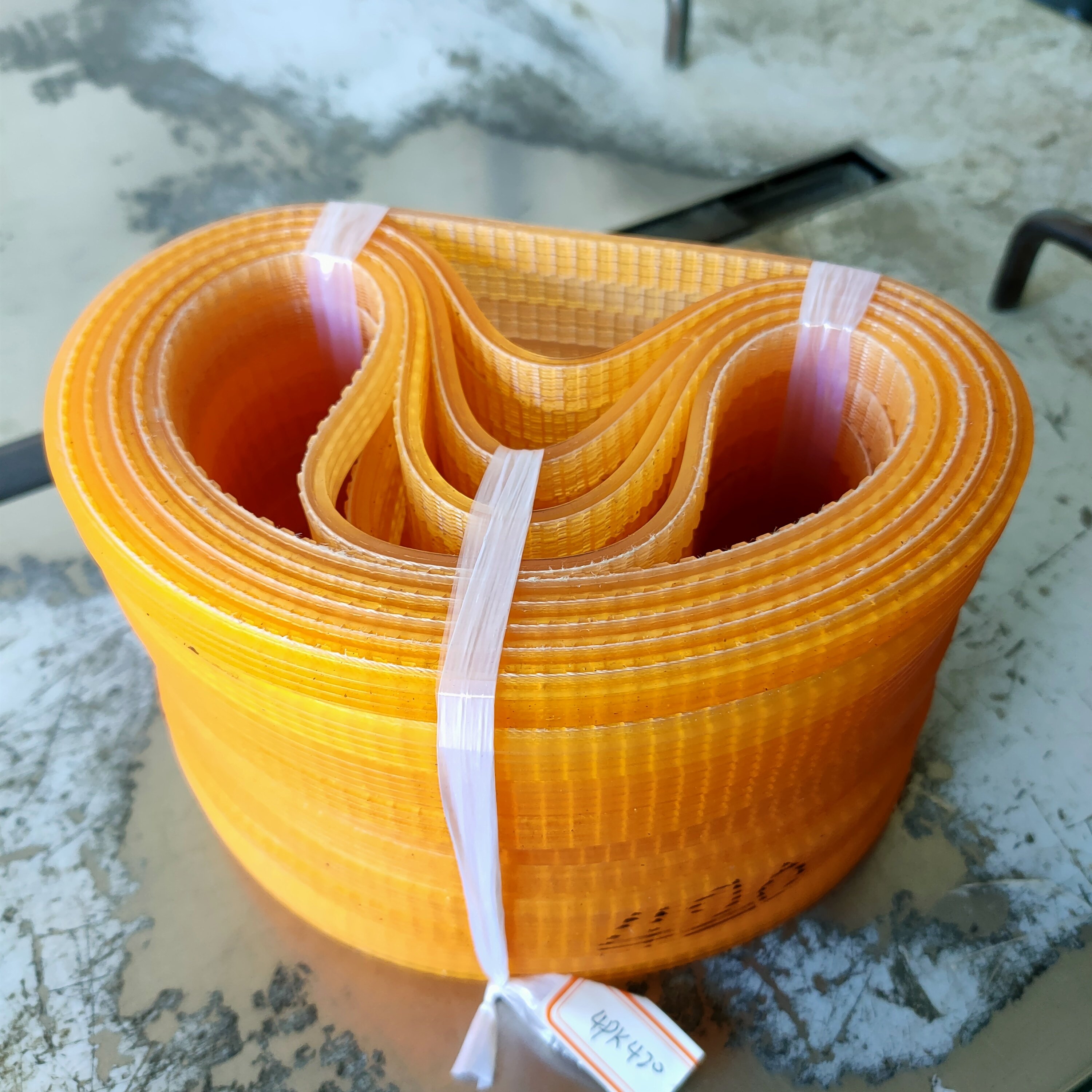 PL/PK/PJ transmission pu material polyurethane ribbed v belt
