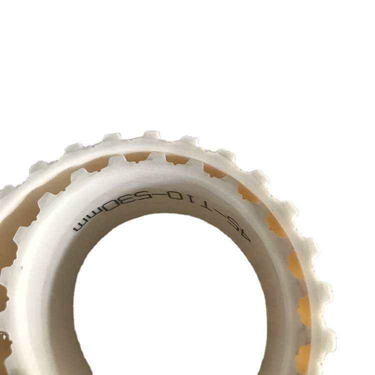 Wear resistant white T10 pu with kevlar cord open ended timing belt