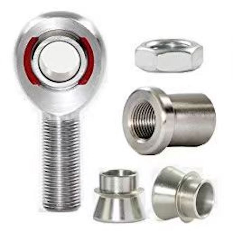 Right Hand 3/4" Bore X 7/8" Shank Off-Set Heim Joint 1.25" OD Bung & Jam Nut