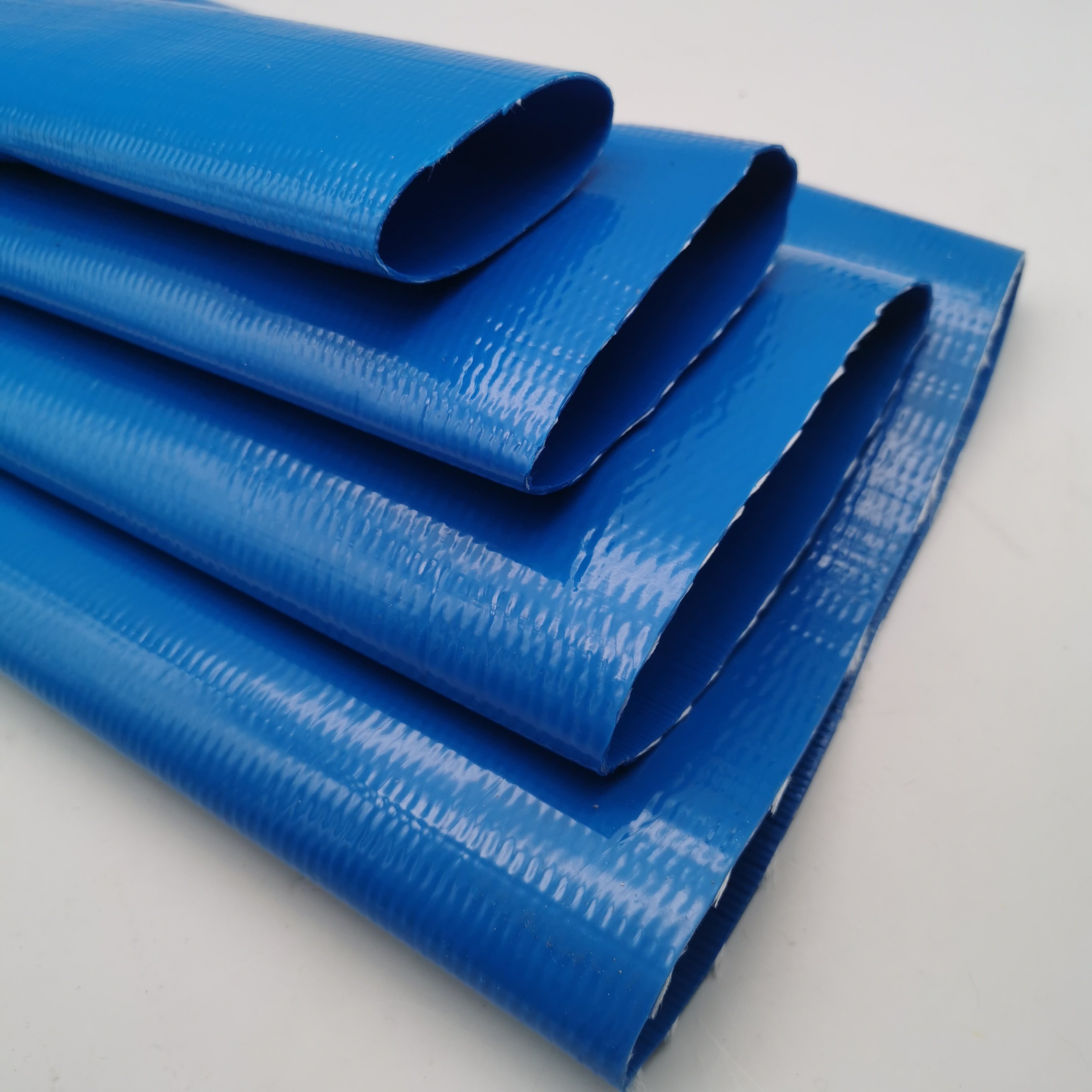 4-inch 6-inch 8-inch large caliber PVC layflat hose agricultural irrigation drainage pipe