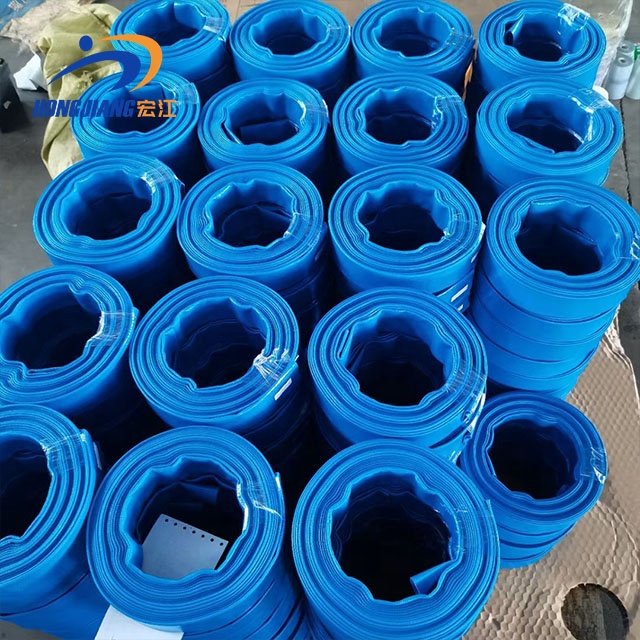 4-inch 6-inch 8-inch large caliber PVC layflat hose agricultural irrigation drainage pipe
