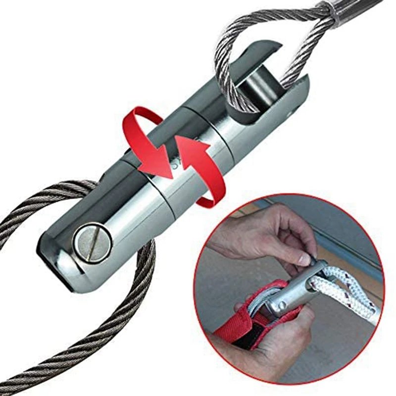 Cable Pulling Swivel Wire Bearing Breakaway Swivel Custom made stainless steel Eye rod ends