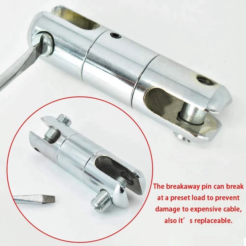 Cable Pulling Swivel Wire Bearing Breakaway Swivel Custom made stainless steel Eye rod ends