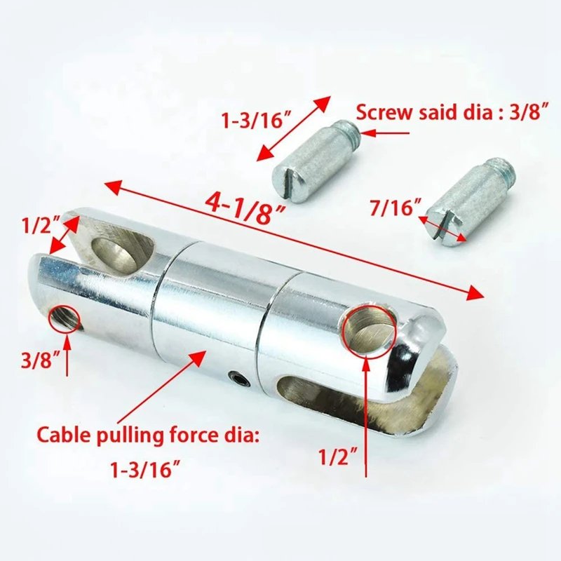 Cable Pulling Swivel Wire Bearing Breakaway Swivel Custom made stainless steel Eye rod ends