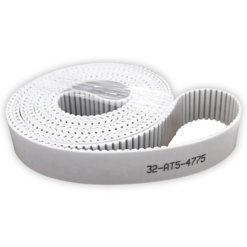 At5 At10 Industrial Machine White PU Synchronous Timing Belt for Power Transmission