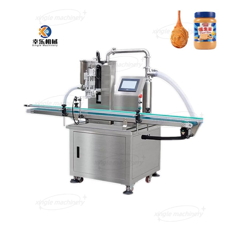 Automatic Paste Bottle Petroleum Jelly Ketchup Chocolate Glue Cosmetics Whipped Cream Peanut Butter Filling Machine