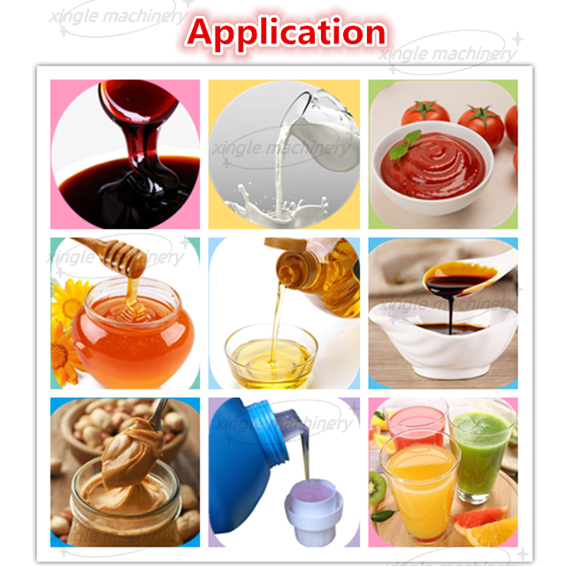 Automatic Paste Bottle Petroleum Jelly Ketchup Chocolate Glue Cosmetics Whipped Cream Peanut Butter Filling Machine