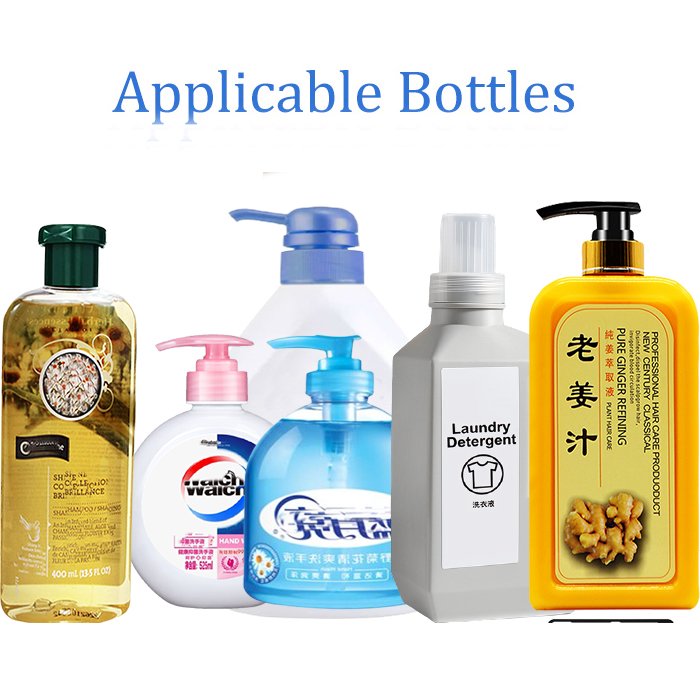 Higee Full-auto Filling Machine Detergent Hand Wash Liquid Soap Filling Capping Machines Production Line