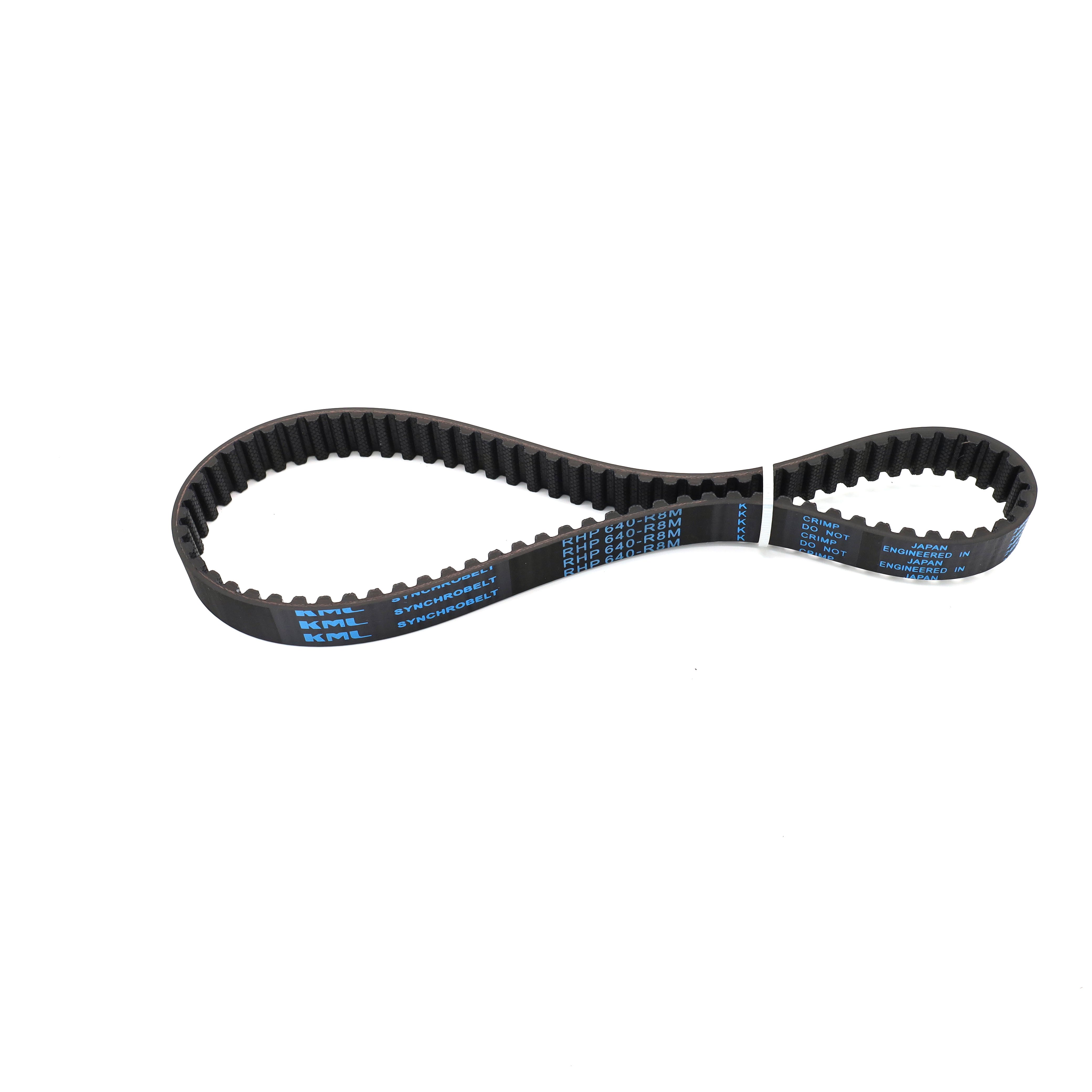 High power transmission timing belts HTD STD RPP RHP R8M model rubber industrial belts