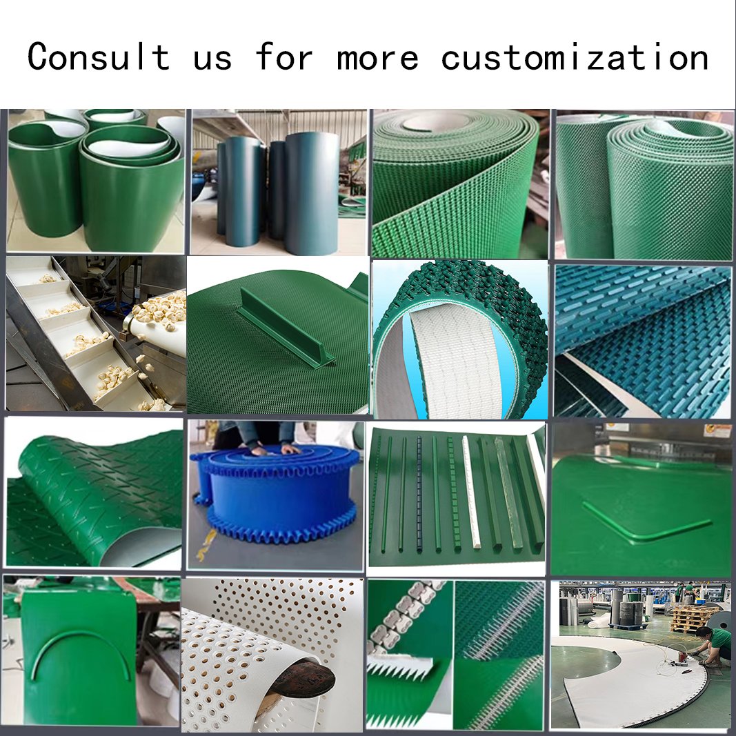 Factory direct blue black 1.7MM printed can paper standard Transmission belt