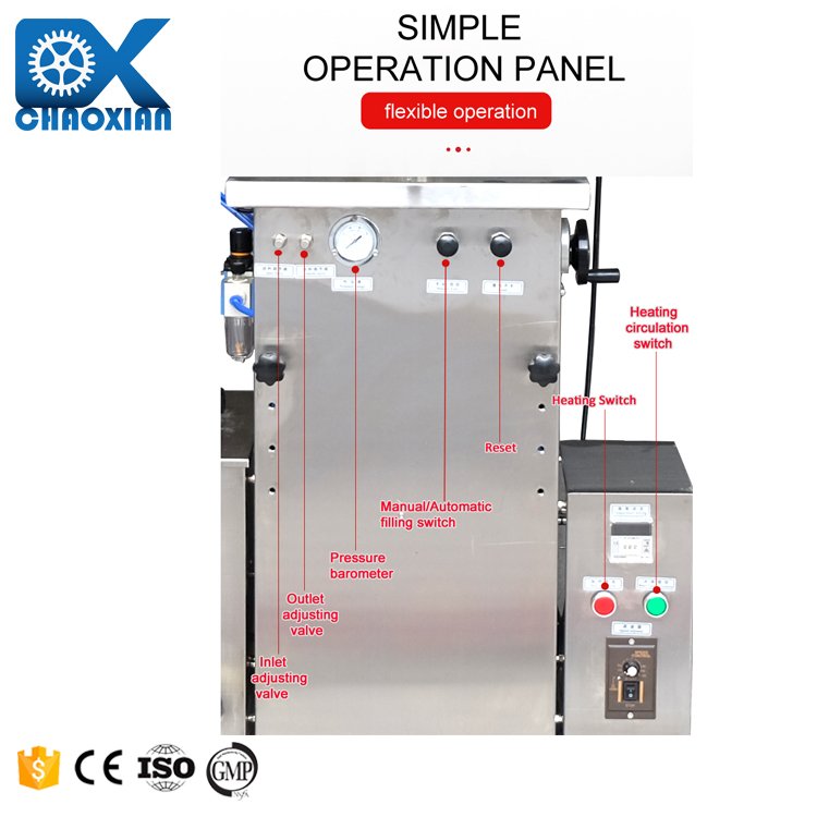 Mini Liquid Heat Mixer Tank Mixing Filler Equipment Thick Sauce Oil Cream Lipstick Filling Machine