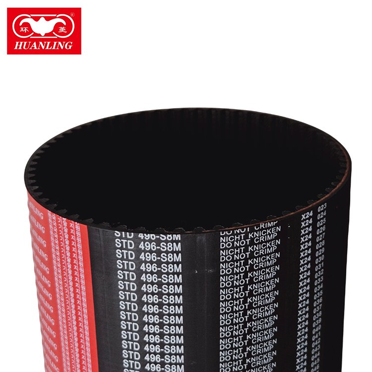496-S8M Manufacturer Wholesale Industrial Rubber Transmission Belt High Performance Timing Belt