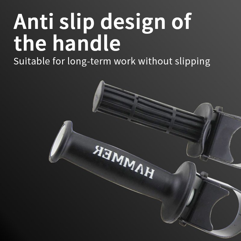Electric Impact Drill Pistol with Hammer Handle Angle Grinder Accessory for Power Tools