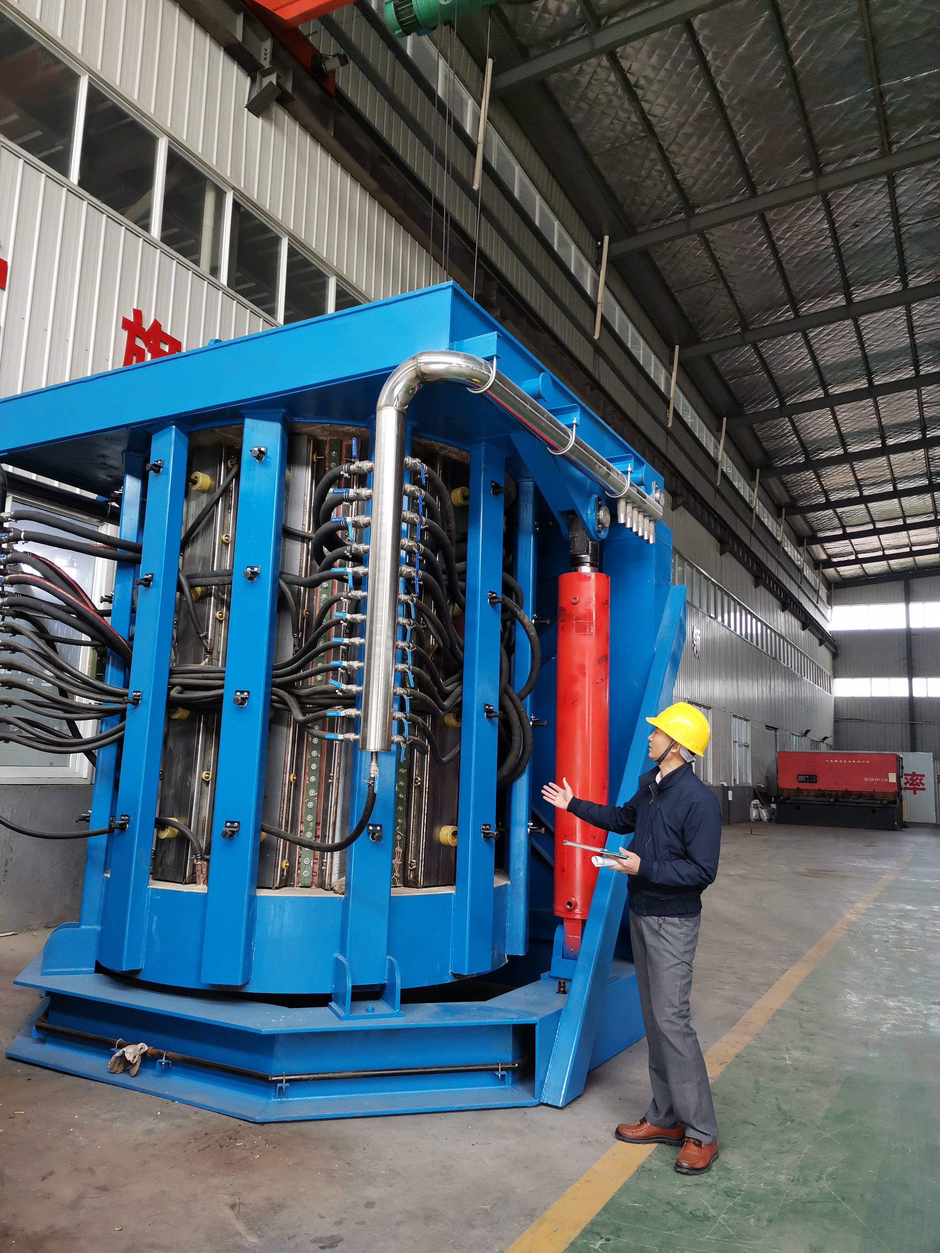 10 Ton Scrap Steel and Iron Scrap Melting Furnace Industrial Electric Furnace