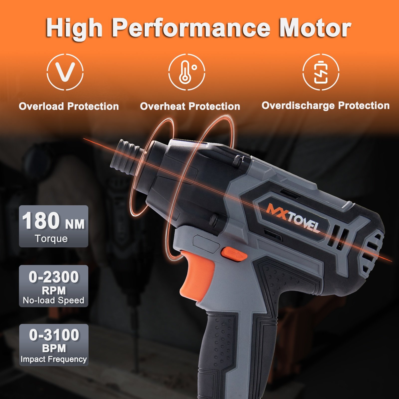Hot Selling 20V Lithium Battery powered Cordless Drill And Impact Screw Driver Electric Drill Machine
