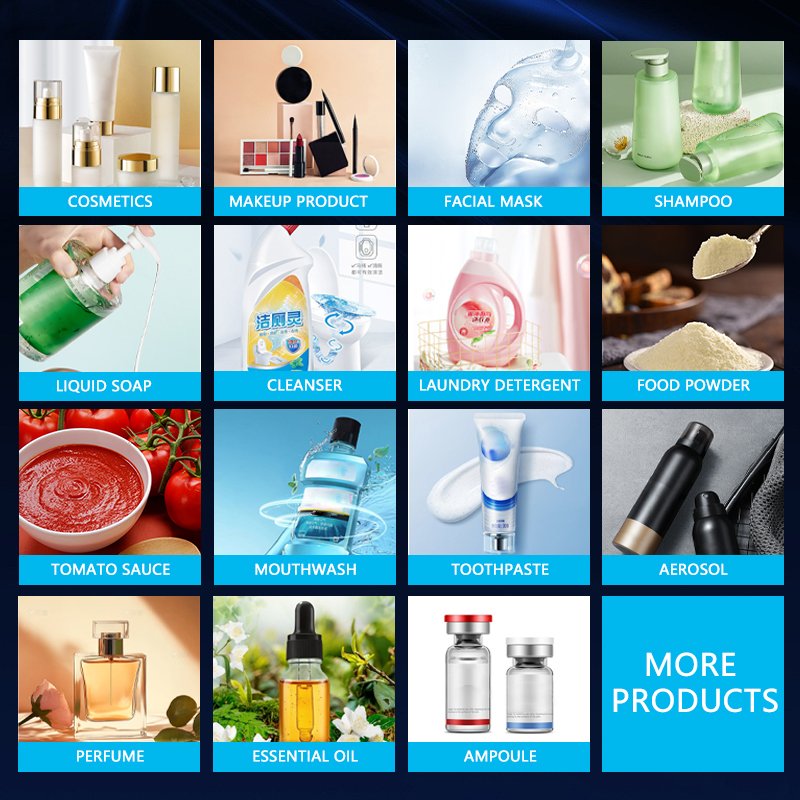 Piston Liquid Laundry Detergent Production Line Pomade Essential Oil Bottle Filling Machine